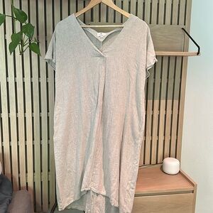 Cotton/linen blend dress